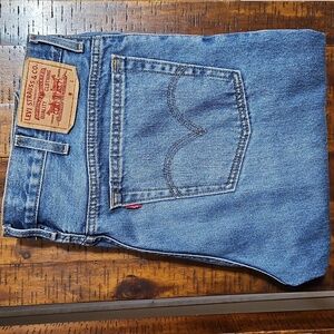 Levi's 516 Slim Straight Stonewash Mens Jeans 36x32 (Measure 36x31)